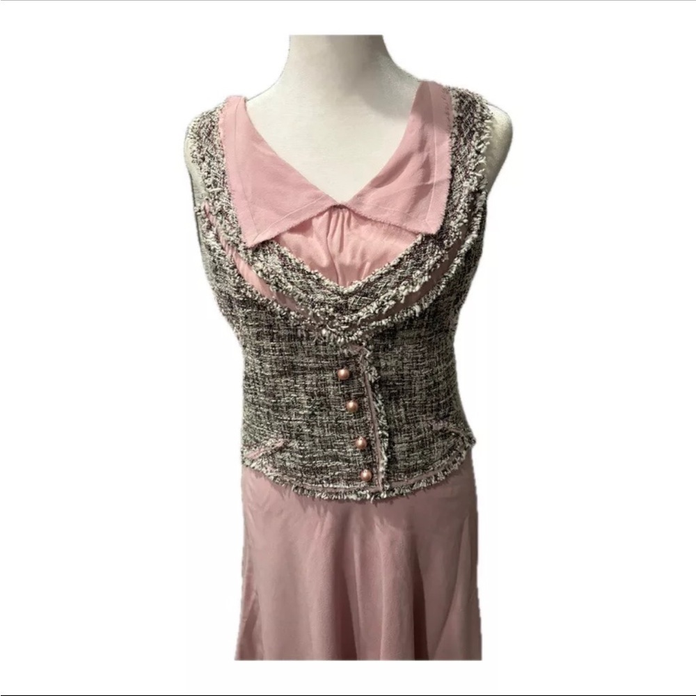 ASO Blair Waldorf Gossip Girl Extremely Rare Zac Posen Resort 2011 Tweed Dress - Picture 3 of 16